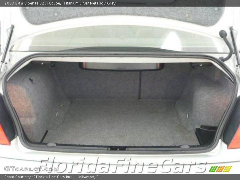 Titanium Silver Metallic / Grey 2003 BMW 3 Series 325i Coupe
