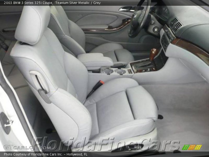 Titanium Silver Metallic / Grey 2003 BMW 3 Series 325i Coupe