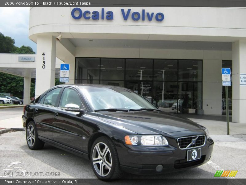 Black / Taupe/Light Taupe 2006 Volvo S60 T5