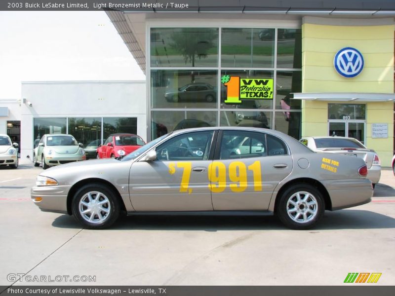 Light Bronzemist Metallic / Taupe 2003 Buick LeSabre Limited