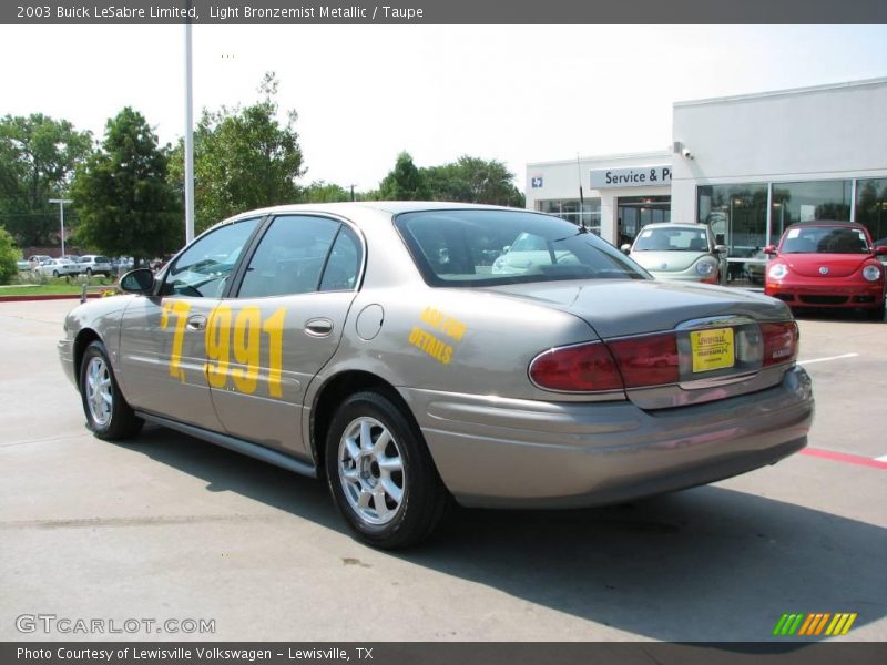 Light Bronzemist Metallic / Taupe 2003 Buick LeSabre Limited