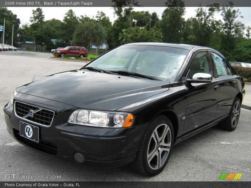 Black / Taupe/Light Taupe 2006 Volvo S60 T5