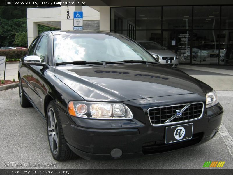 Black / Taupe/Light Taupe 2006 Volvo S60 T5