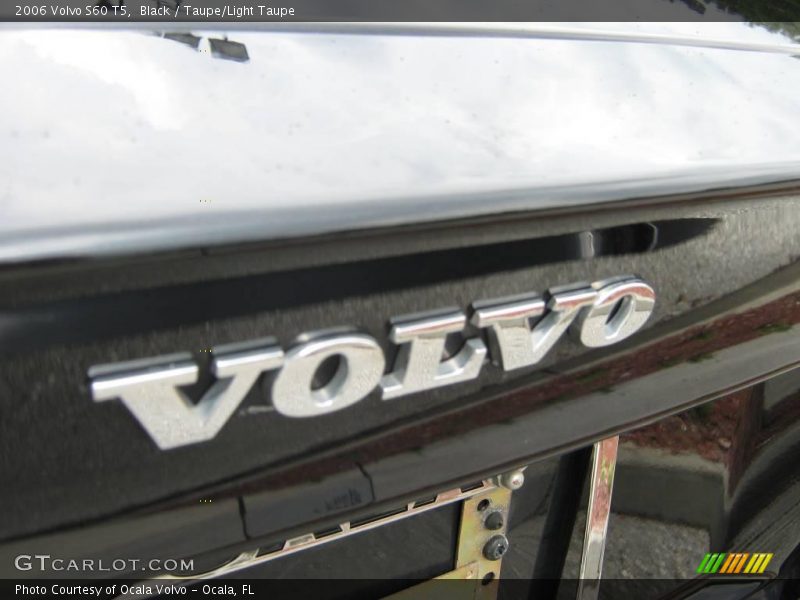 Black / Taupe/Light Taupe 2006 Volvo S60 T5
