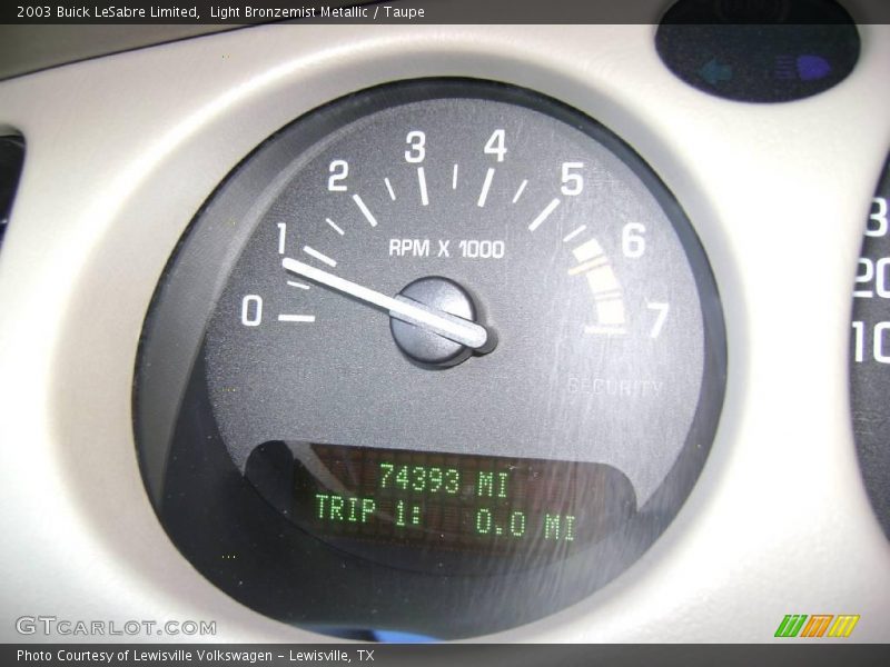 Light Bronzemist Metallic / Taupe 2003 Buick LeSabre Limited