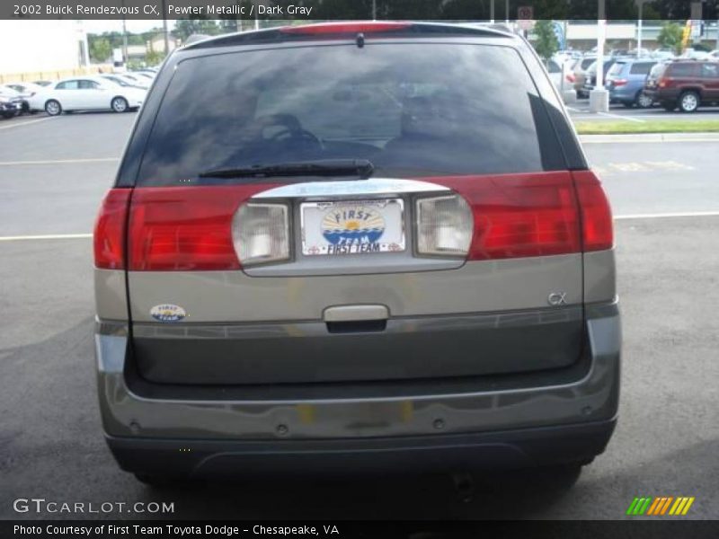 Pewter Metallic / Dark Gray 2002 Buick Rendezvous CX