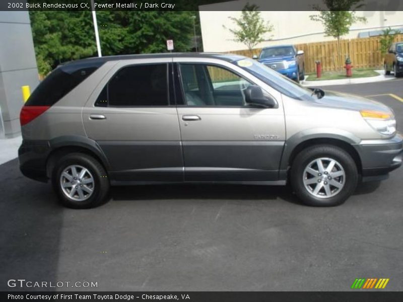 Pewter Metallic / Dark Gray 2002 Buick Rendezvous CX