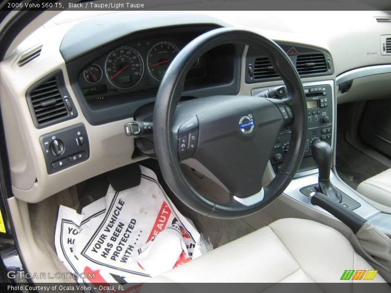 Black / Taupe/Light Taupe 2006 Volvo S60 T5