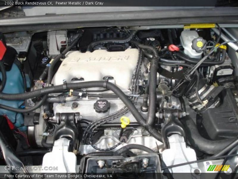 Pewter Metallic / Dark Gray 2002 Buick Rendezvous CX
