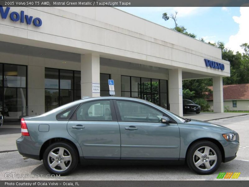 Mistral Green Metallic / Taupe/Light Taupe 2005 Volvo S40 T5 AWD