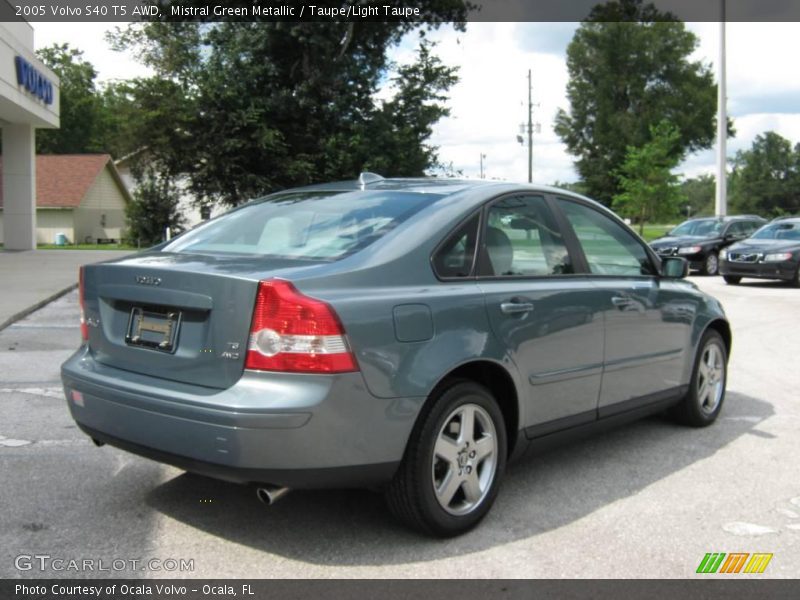 Mistral Green Metallic / Taupe/Light Taupe 2005 Volvo S40 T5 AWD