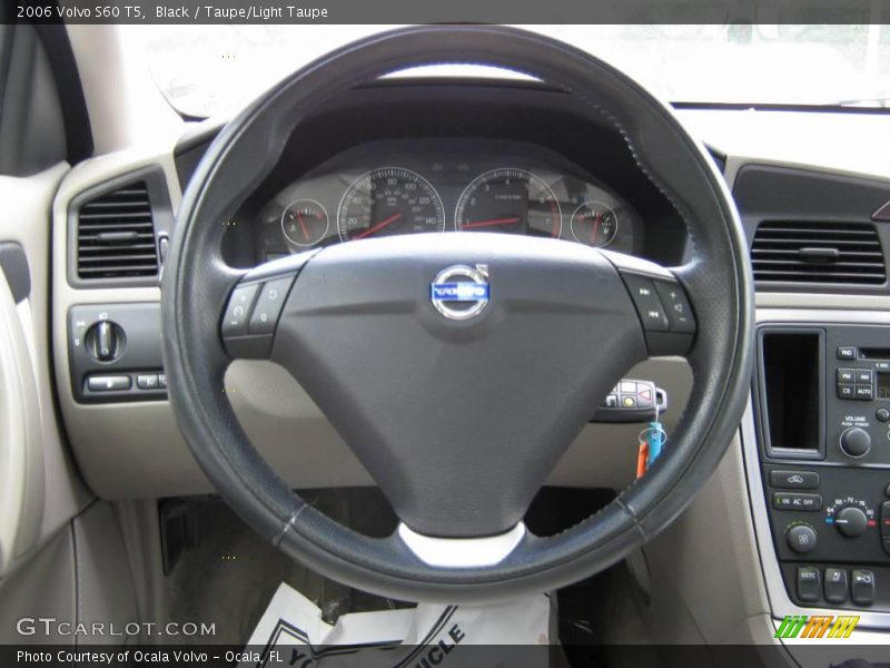 Black / Taupe/Light Taupe 2006 Volvo S60 T5