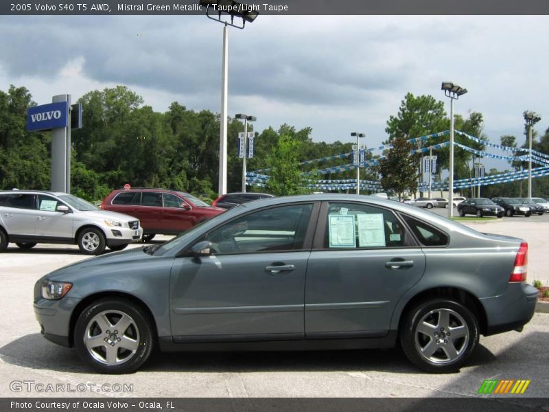 Mistral Green Metallic / Taupe/Light Taupe 2005 Volvo S40 T5 AWD