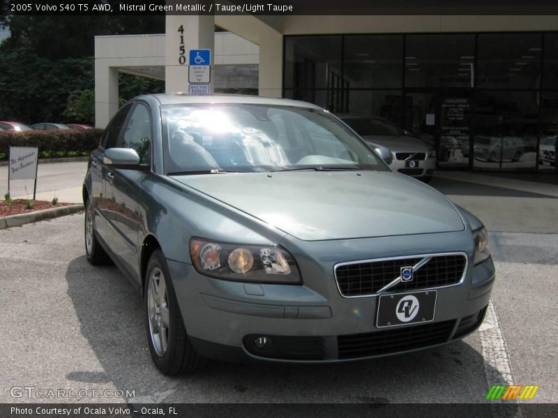 Mistral Green Metallic / Taupe/Light Taupe 2005 Volvo S40 T5 AWD