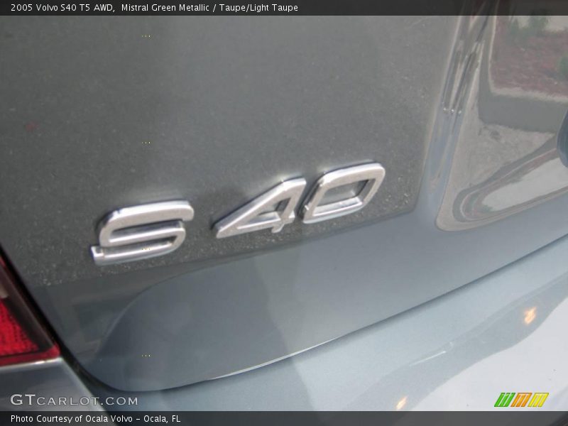 Mistral Green Metallic / Taupe/Light Taupe 2005 Volvo S40 T5 AWD