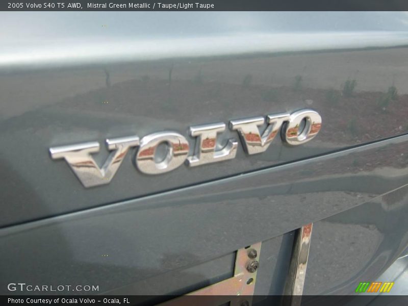 Mistral Green Metallic / Taupe/Light Taupe 2005 Volvo S40 T5 AWD