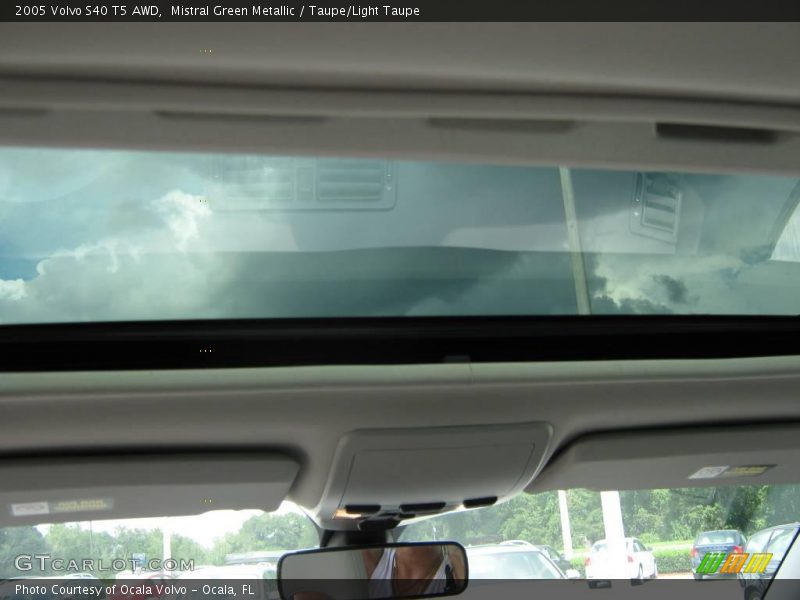 Mistral Green Metallic / Taupe/Light Taupe 2005 Volvo S40 T5 AWD