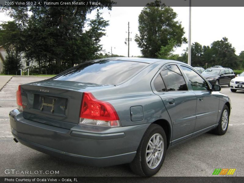 Platinum Green Metallic / Taupe 2005 Volvo S60 2.4