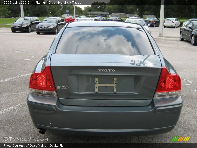 Platinum Green Metallic / Taupe 2005 Volvo S60 2.4
