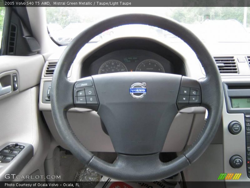 Mistral Green Metallic / Taupe/Light Taupe 2005 Volvo S40 T5 AWD