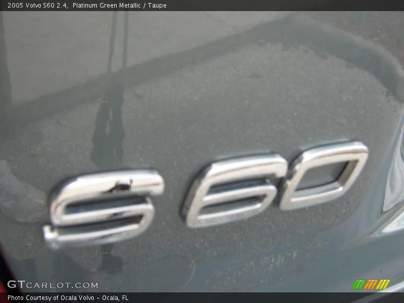 Platinum Green Metallic / Taupe 2005 Volvo S60 2.4