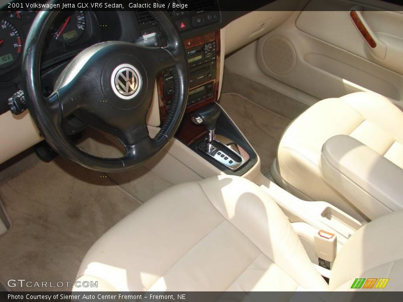 Galactic Blue / Beige 2001 Volkswagen Jetta GLX VR6 Sedan