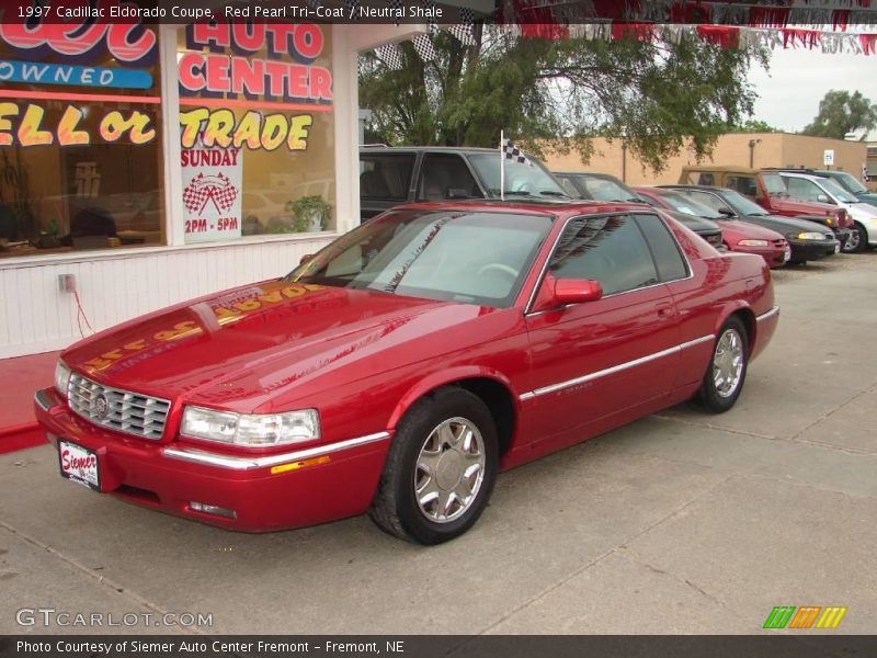 Red Pearl Tri-Coat / Neutral Shale 1997 Cadillac Eldorado Coupe