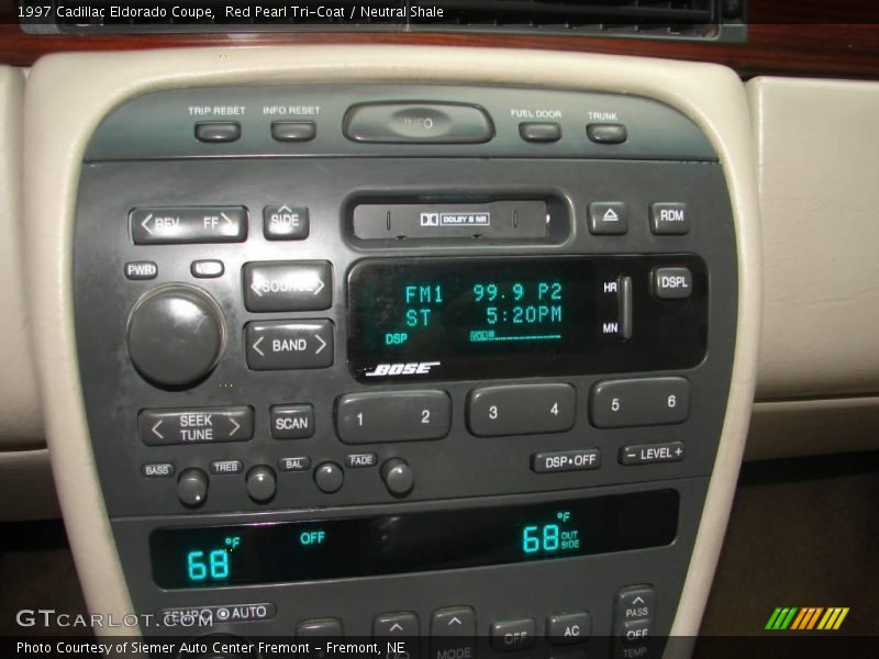 Red Pearl Tri-Coat / Neutral Shale 1997 Cadillac Eldorado Coupe