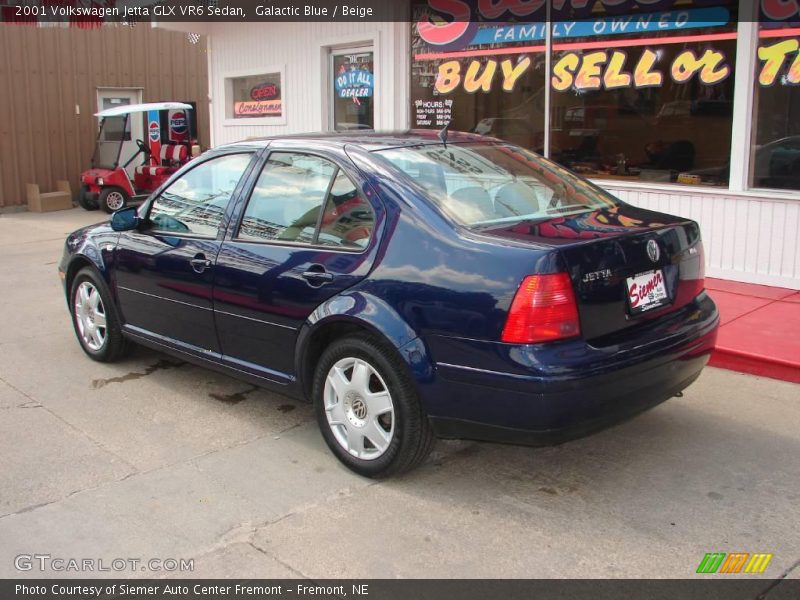 Galactic Blue / Beige 2001 Volkswagen Jetta GLX VR6 Sedan