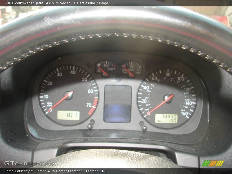 Galactic Blue / Beige 2001 Volkswagen Jetta GLX VR6 Sedan