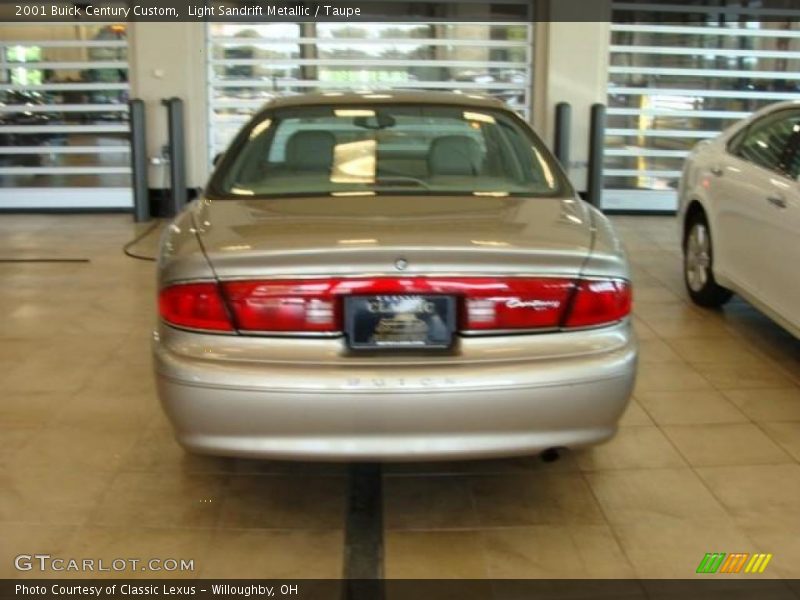 Light Sandrift Metallic / Taupe 2001 Buick Century Custom