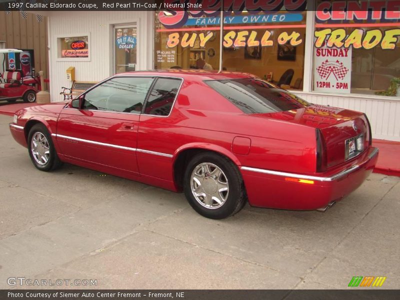 Red Pearl Tri-Coat / Neutral Shale 1997 Cadillac Eldorado Coupe