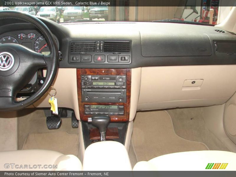 Galactic Blue / Beige 2001 Volkswagen Jetta GLX VR6 Sedan