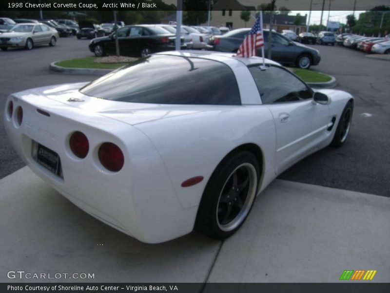 Arctic White / Black 1998 Chevrolet Corvette Coupe