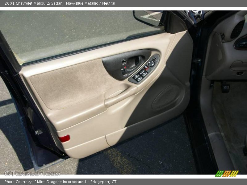 Navy Blue Metallic / Neutral 2001 Chevrolet Malibu LS Sedan