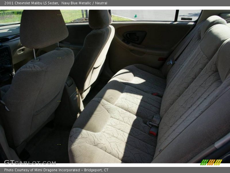 Navy Blue Metallic / Neutral 2001 Chevrolet Malibu LS Sedan