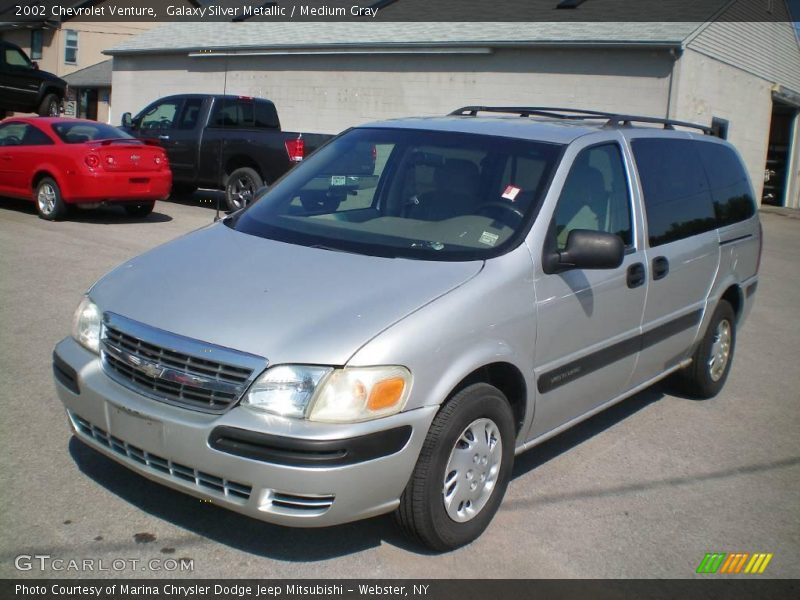 Galaxy Silver Metallic / Medium Gray 2002 Chevrolet Venture