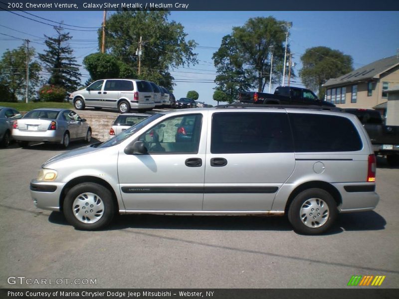 Galaxy Silver Metallic / Medium Gray 2002 Chevrolet Venture