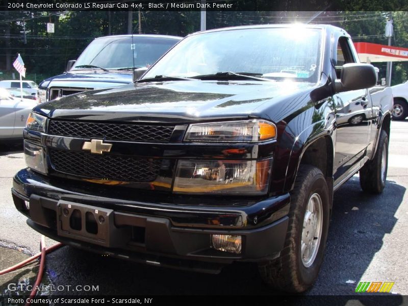 Black / Medium Dark Pewter 2004 Chevrolet Colorado LS Regular Cab 4x4