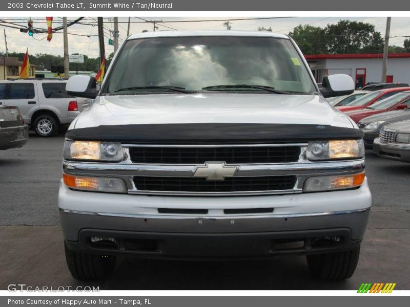 Summit White / Tan/Neutral 2003 Chevrolet Tahoe LT