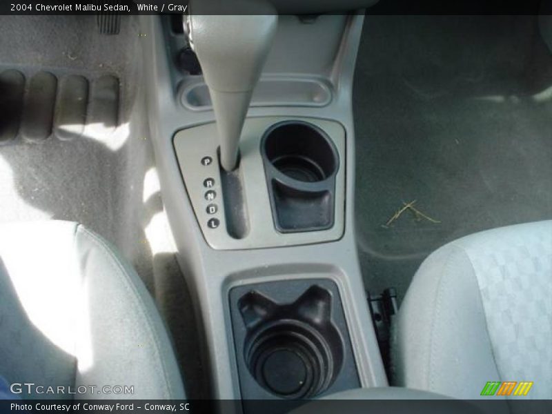 White / Gray 2004 Chevrolet Malibu Sedan