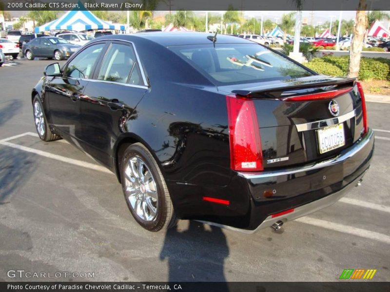 Black Raven / Ebony 2008 Cadillac CTS Sedan