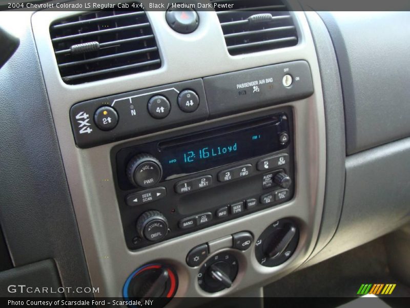 Black / Medium Dark Pewter 2004 Chevrolet Colorado LS Regular Cab 4x4