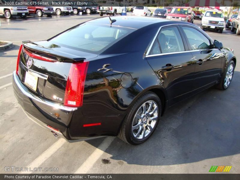 Black Raven / Ebony 2008 Cadillac CTS Sedan