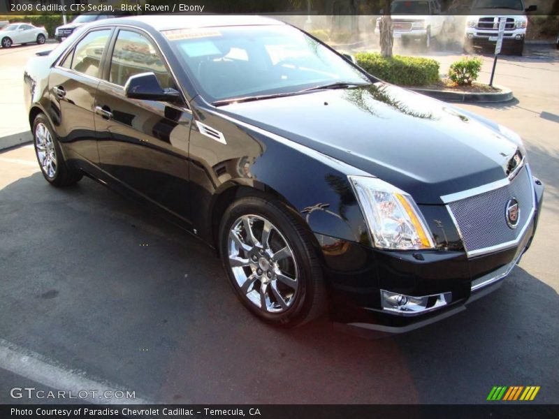 Black Raven / Ebony 2008 Cadillac CTS Sedan