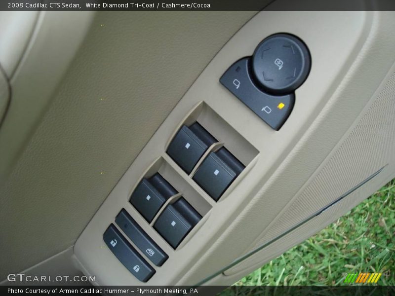 White Diamond Tri-Coat / Cashmere/Cocoa 2008 Cadillac CTS Sedan