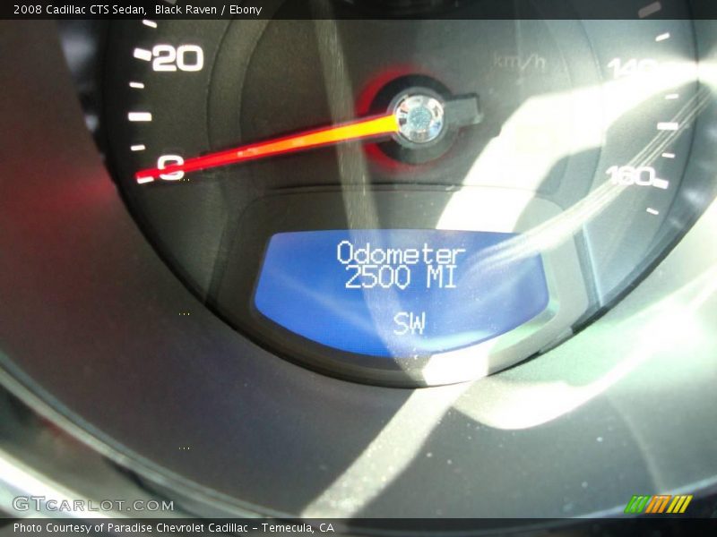 Black Raven / Ebony 2008 Cadillac CTS Sedan