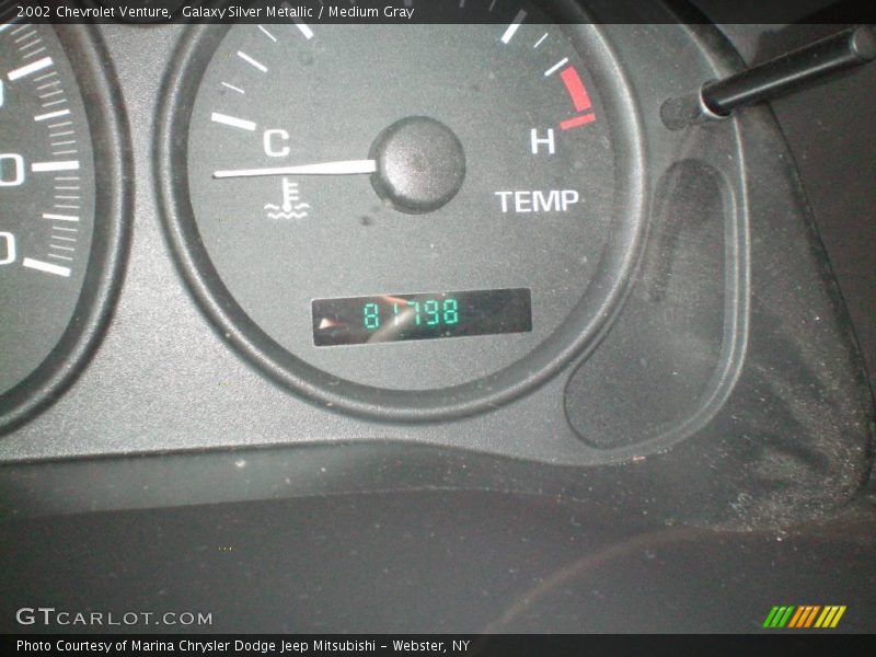 Galaxy Silver Metallic / Medium Gray 2002 Chevrolet Venture