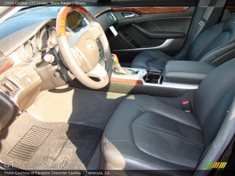 Black Raven / Ebony 2008 Cadillac CTS Sedan