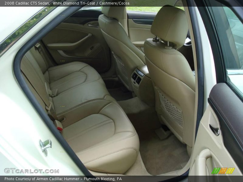White Diamond Tri-Coat / Cashmere/Cocoa 2008 Cadillac CTS Sedan